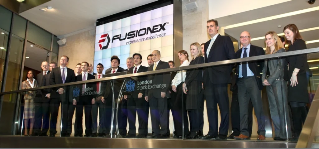Fusionex team celebrating major business milestone and success achievement