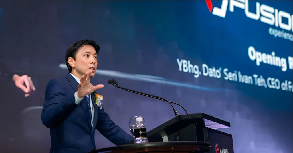 Fusionex success story timeline showing company growth and major achievements